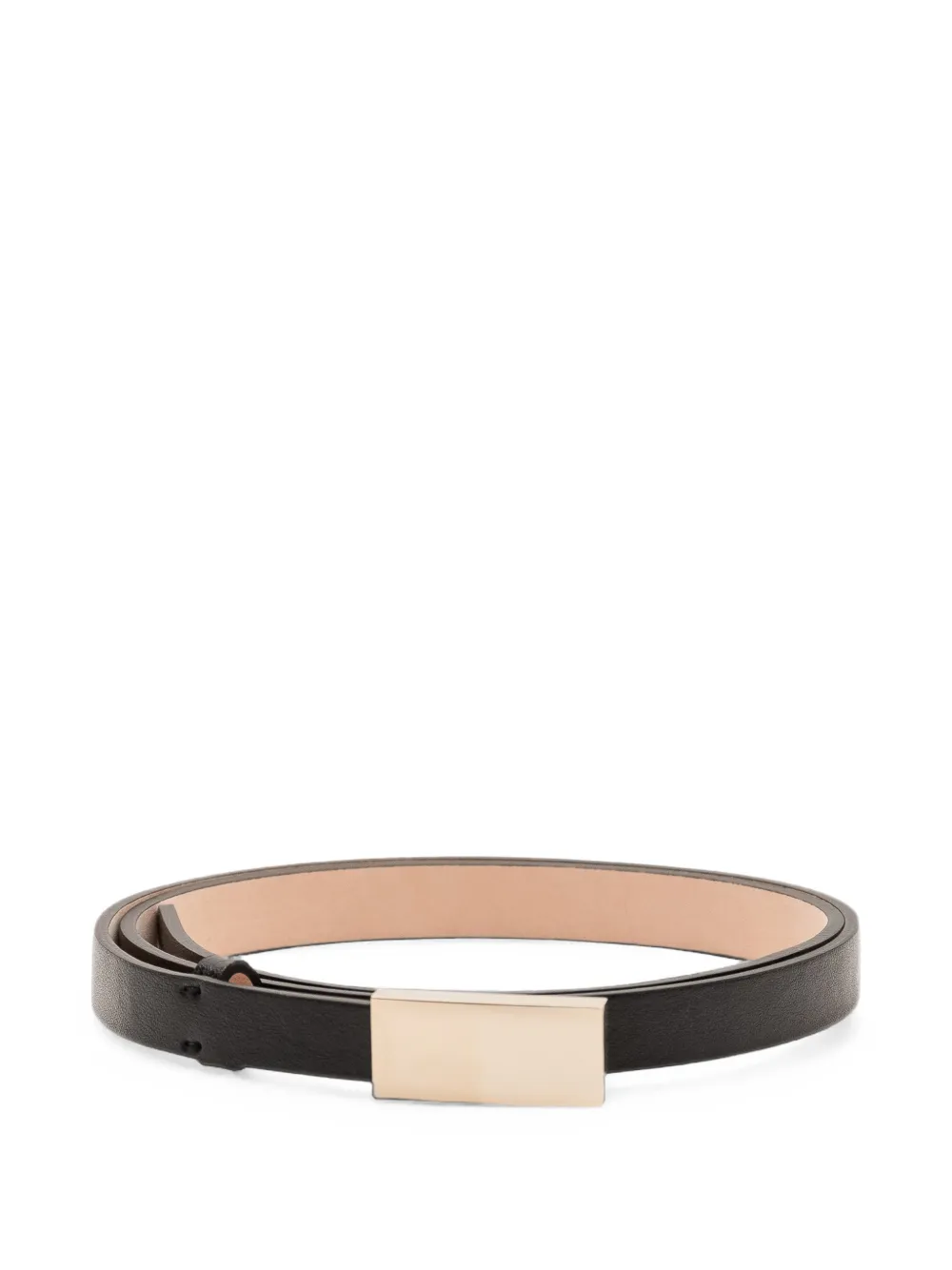 Victoria Beckham PORTOFINO MIRROR BELT - Nero