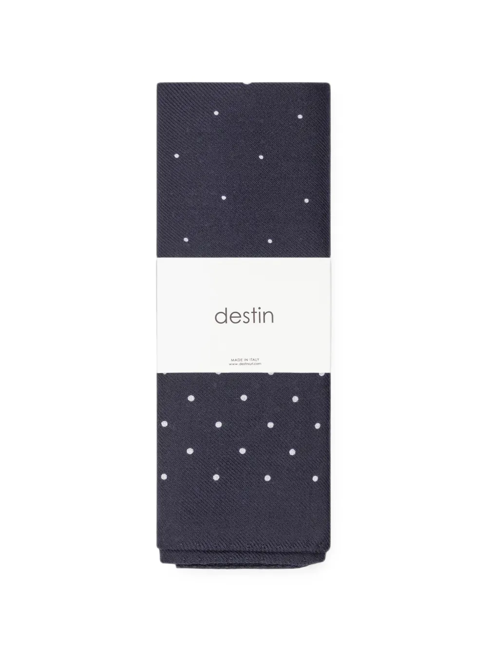 Destin Sjaal met stippen Blauw