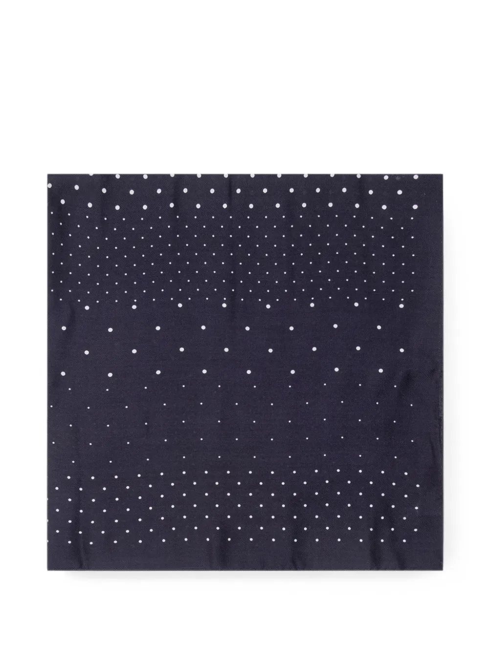 Destin polka-dot wool scarf - Blu
