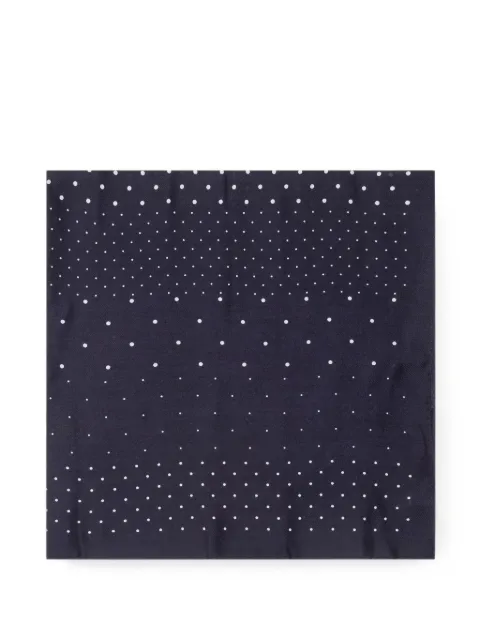 Destin polka-dot wool scarf