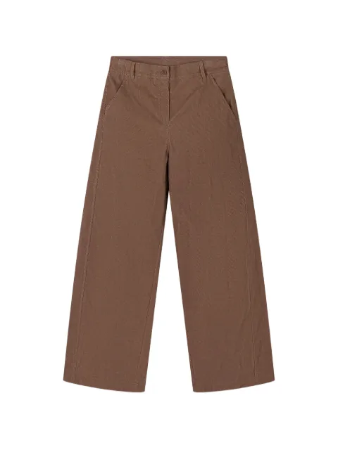 Moncler Enfant pantalones con parche del logo