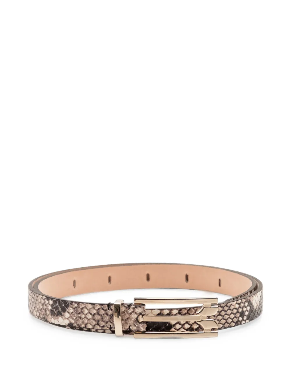 Victoria Beckham Dorian pin-buckle belt - Marrone