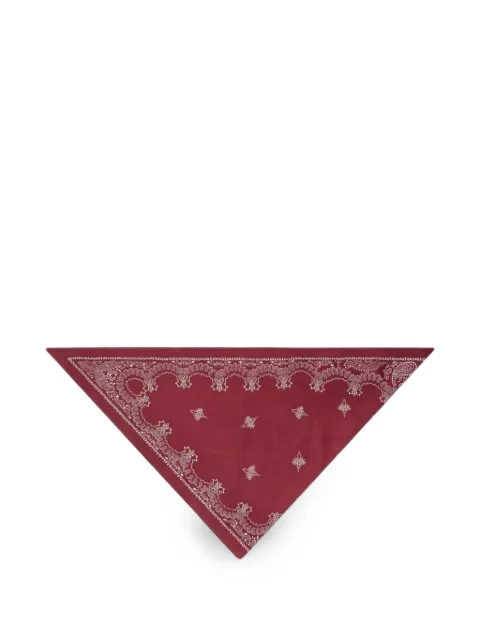 Destin paisley-print triangle bandana