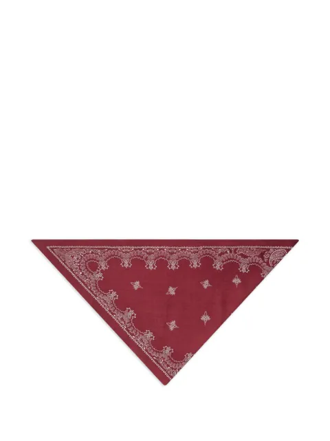 Destin paisley-print triangle bandana