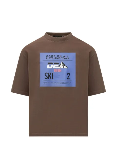 DSQUARED2 graphic-print loose-fit T-shirt