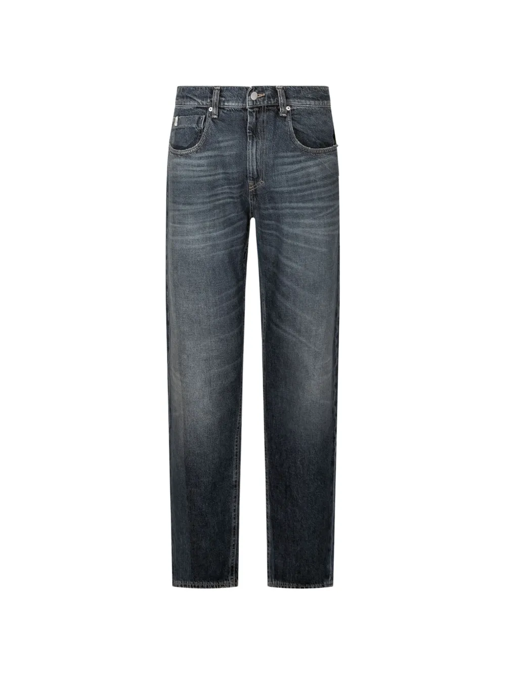 THE.NIM stone-washed five-pocket jeans - Blu