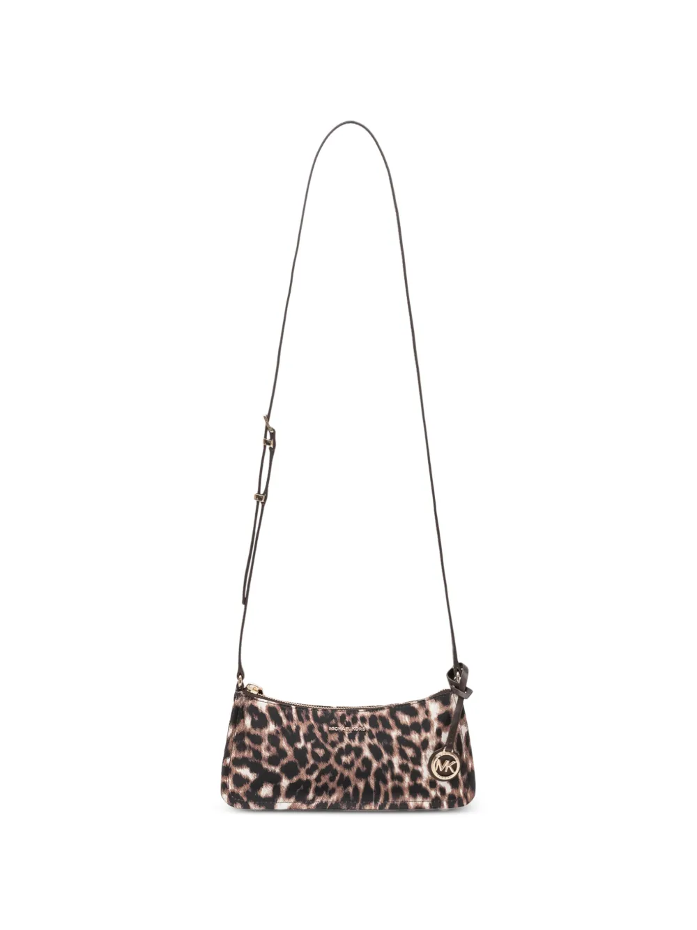 Michael Michael Kors leopard-print crossbody bag - Braun