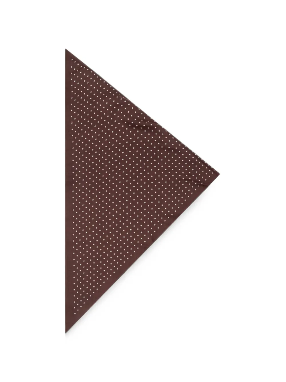 Destin Wollen bandana met paisley-print Bruin