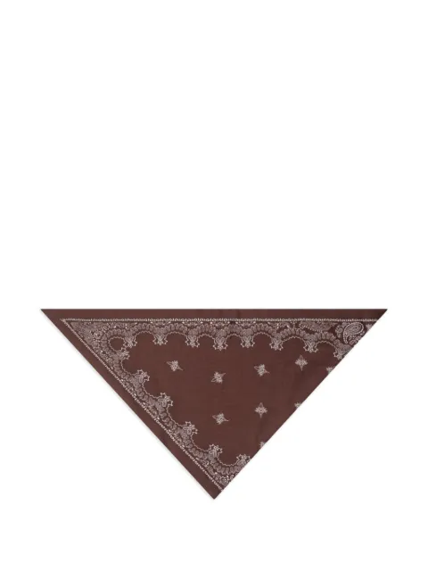Destin paisley-print wool bandana