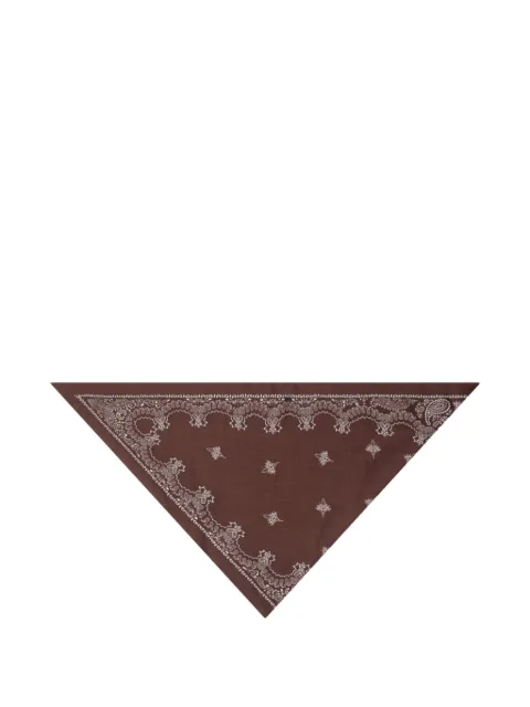 Destin paisley-print wool bandana