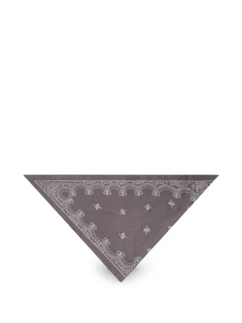 Destin paisley-print wool bandana