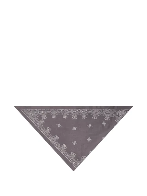 Destin paisley-print wool bandana