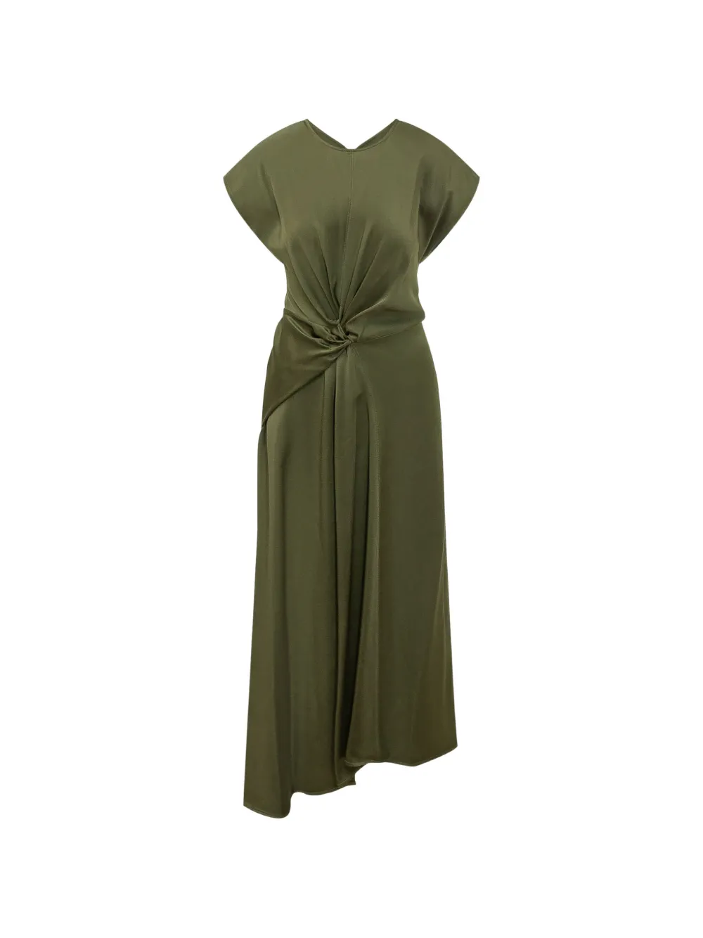 Victoria Beckham midi Aria twist-detail dress