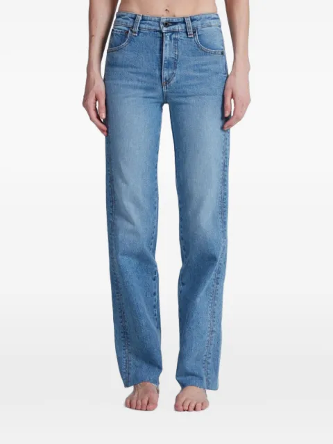 ASKK NY The Edge raw-cut side-stripe jeans
