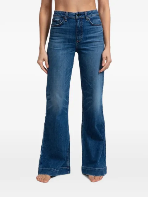 ASKK NY Juniper faded-effect flared jeans