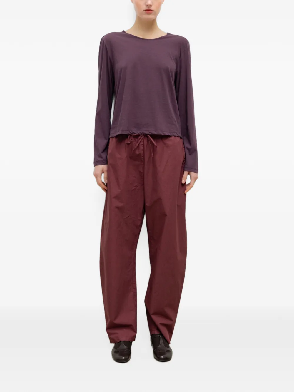 LESET Broek met trekkoord Rood