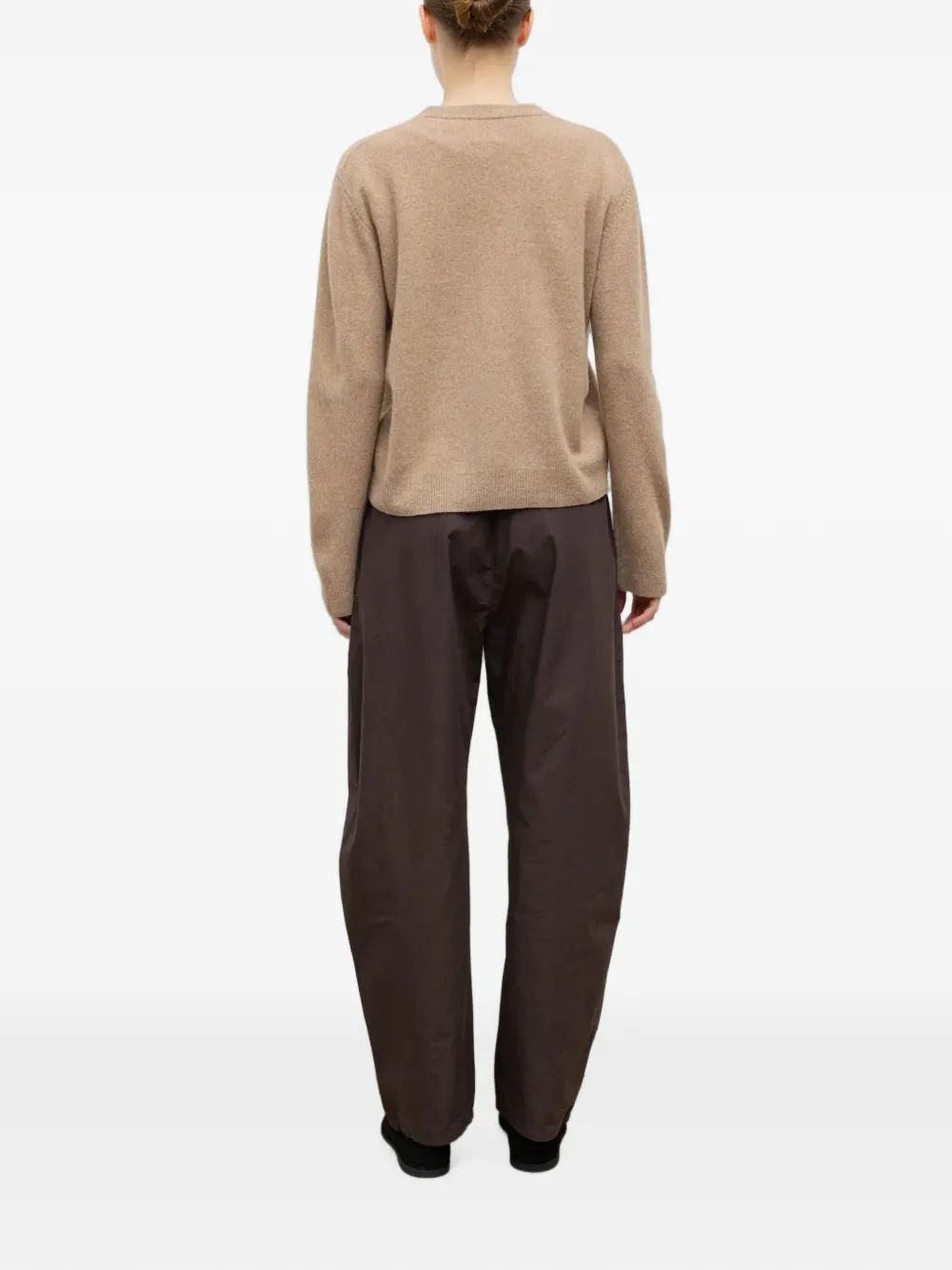 LESET Kyoto broek met trekkoord Bruin
