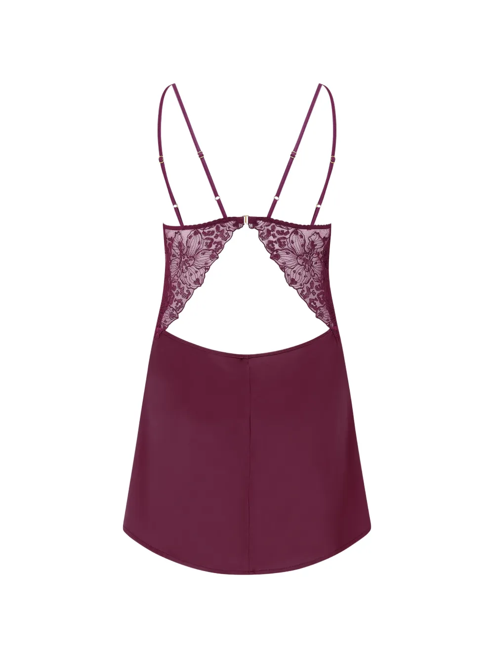 Fleur Of England Viola lace-trim babydoll Rood