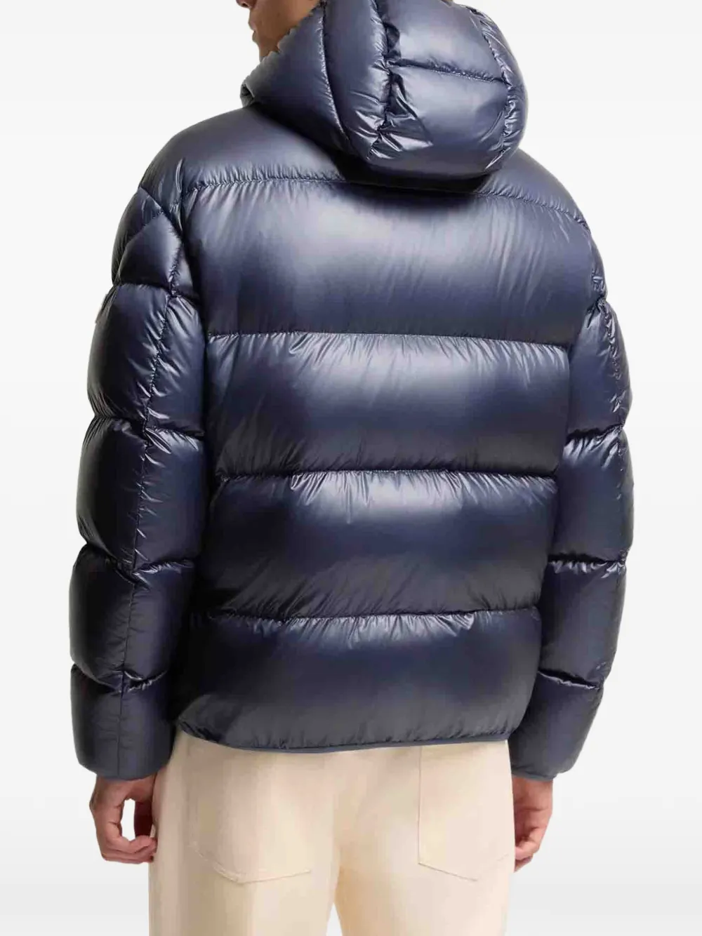 Moncler Anapo quilted hooded jacket Blauw