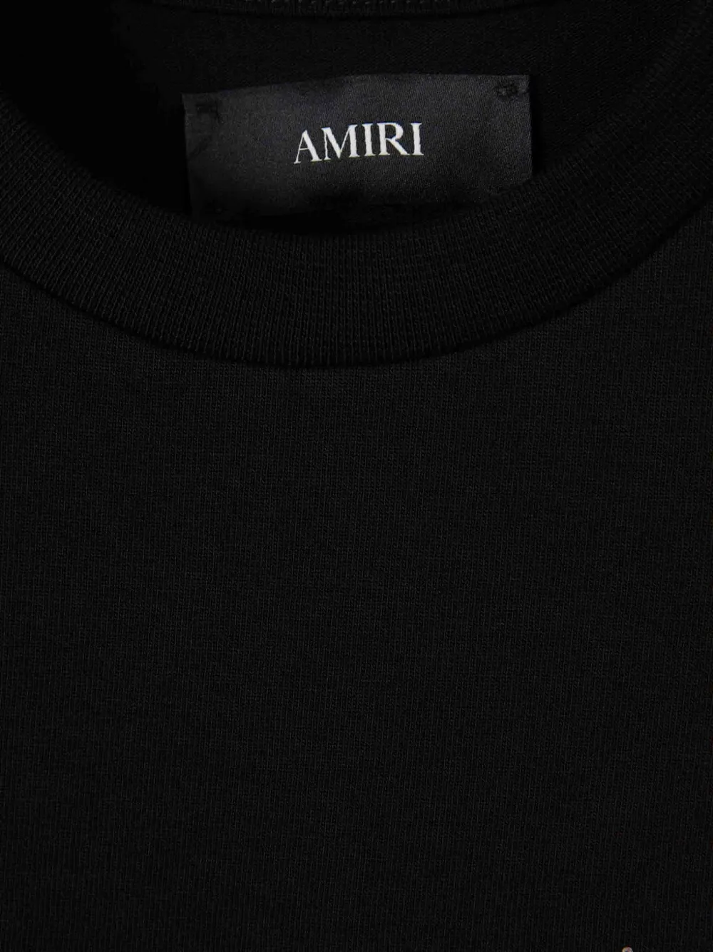 AMIRI crystal-embellished embroidered T-shirt Zwart