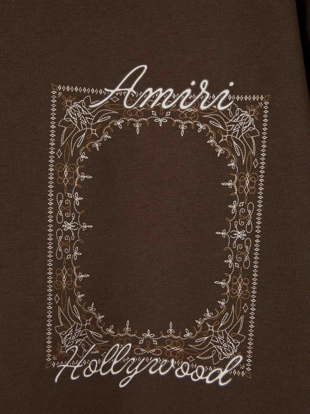 AMIRI logo-print cotton T-shirt Bruin