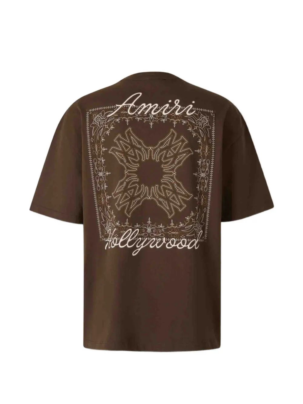AMIRI logo-print cotton T-shirt Bruin