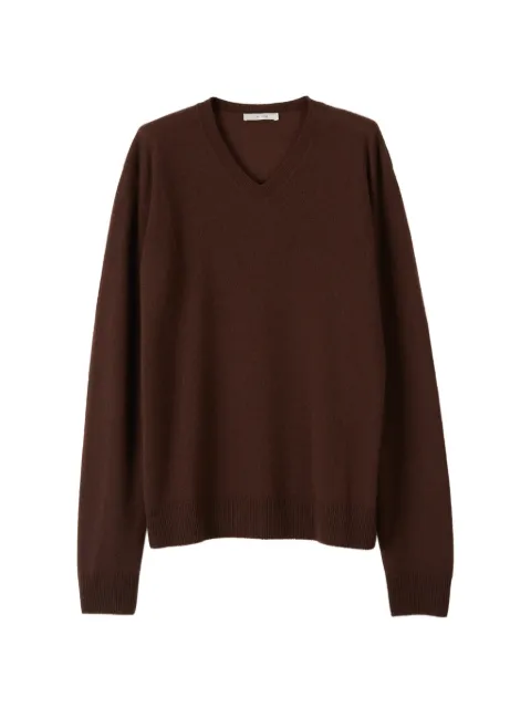 The Row V-neck cashmere sweater