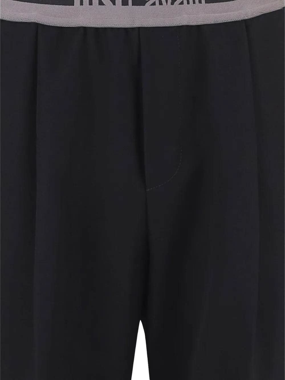 Just Cavalli Plooibroek met logo-tailleband Zwart