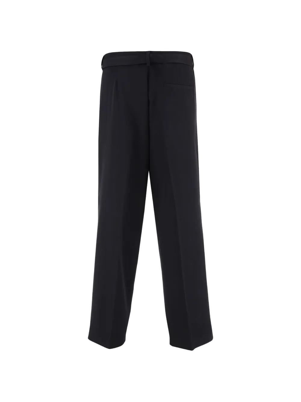 Just Cavalli Plooibroek met ceintuur Zwart