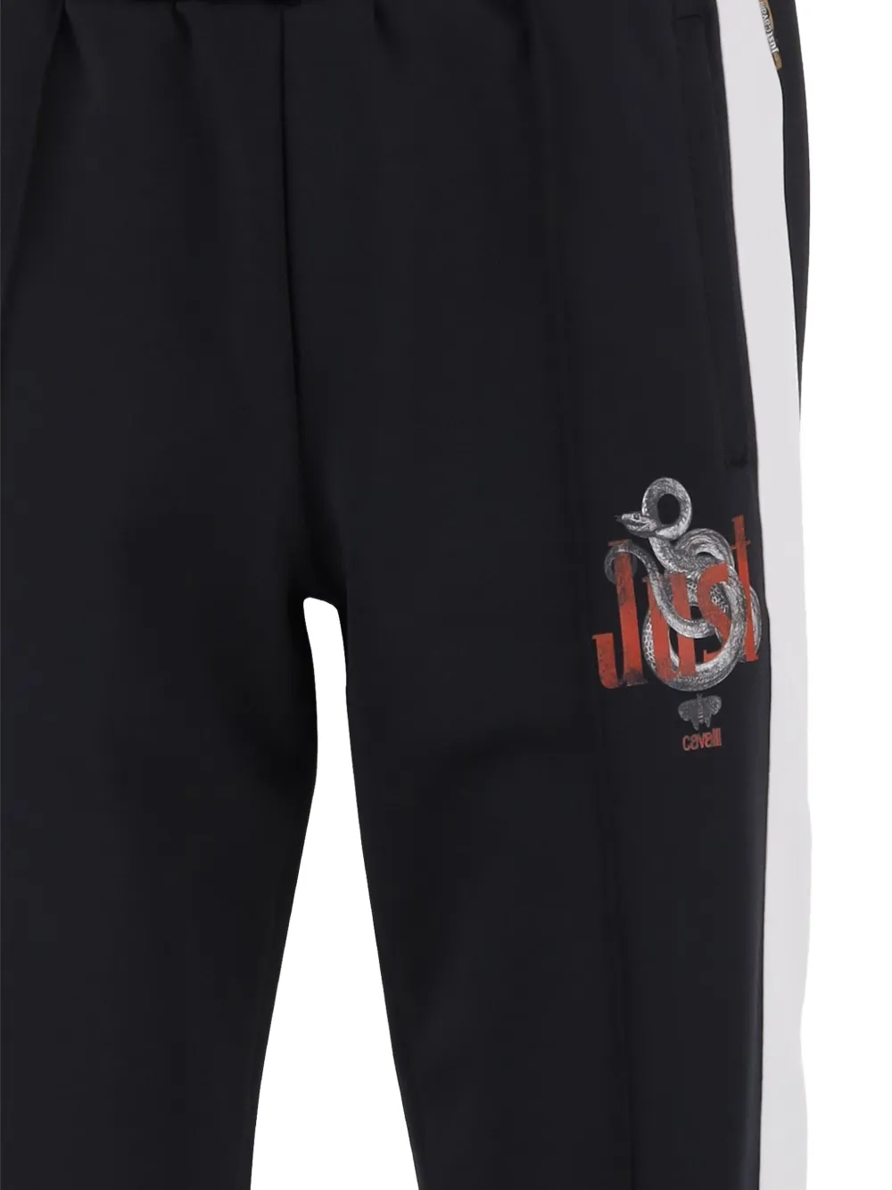 Just Cavalli Trainingsbroek met zijstreep Zwart