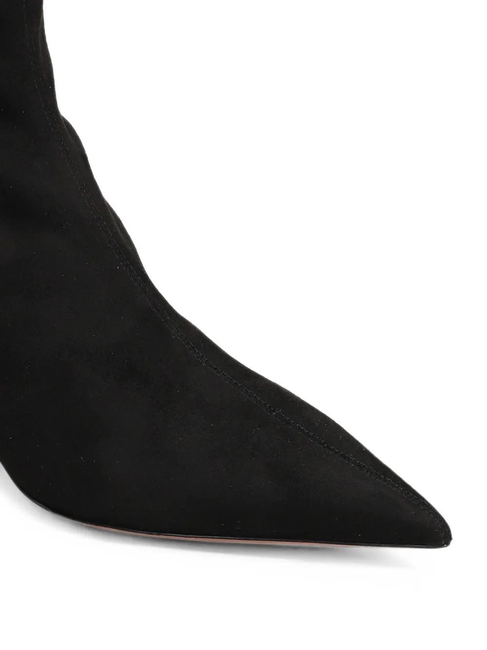 Castagna Selene pointed-toe ankle boots Zwart