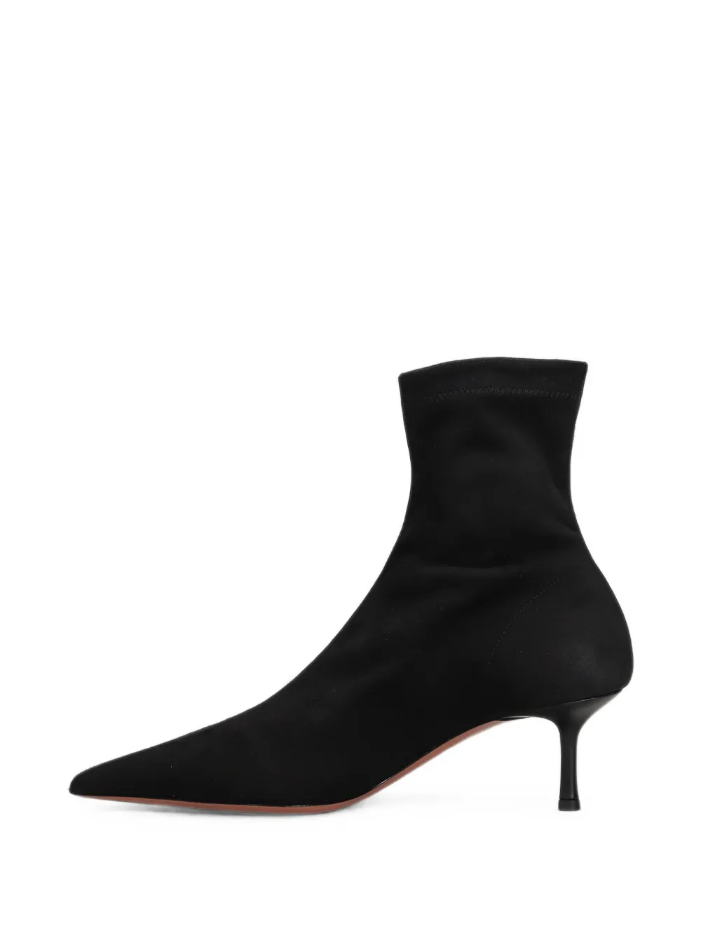 Castagna Selene pointed-toe ankle boots Zwart