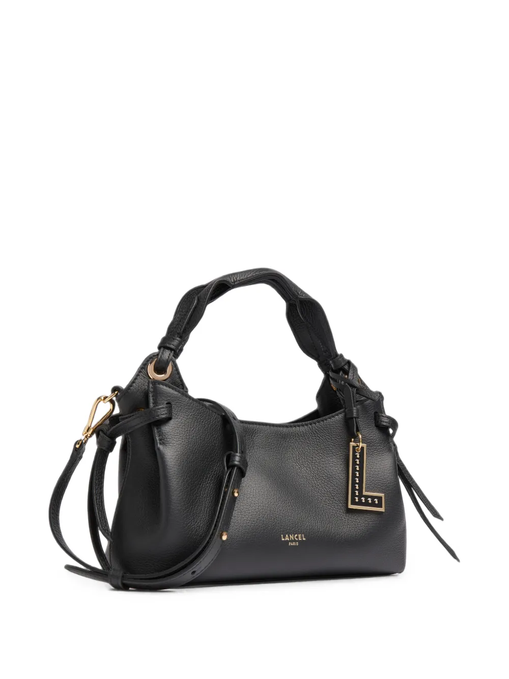 Lancel Swann shopper van bewerkt leer Zwart