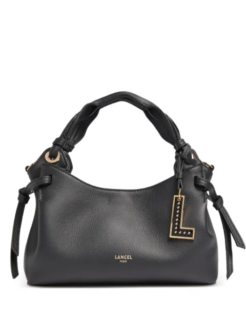 Lancel Swann grained leather tote bag