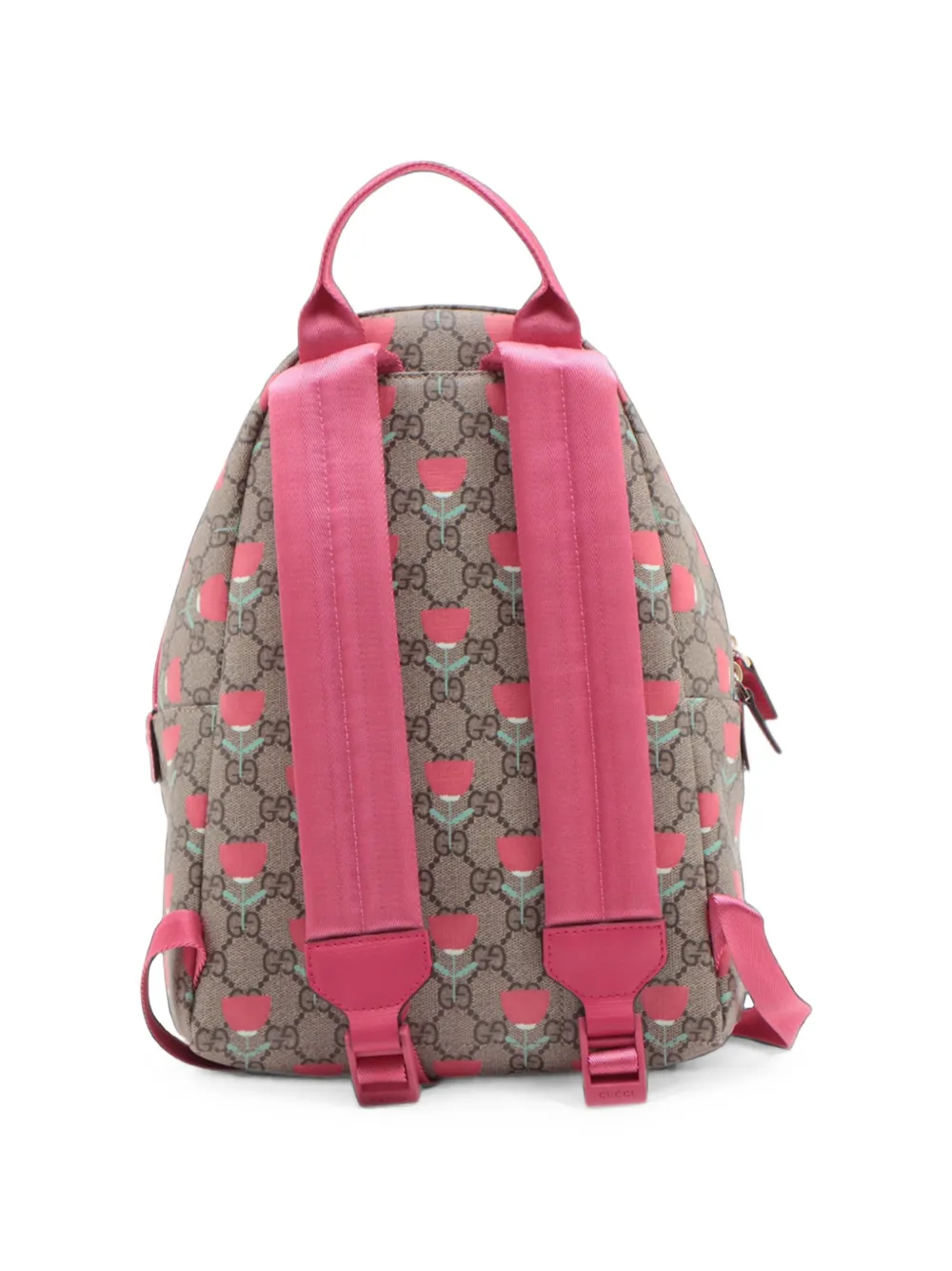 Gucci Pre-Owned 2016-2026 GGスプリーム キッズ フラワーバックパック