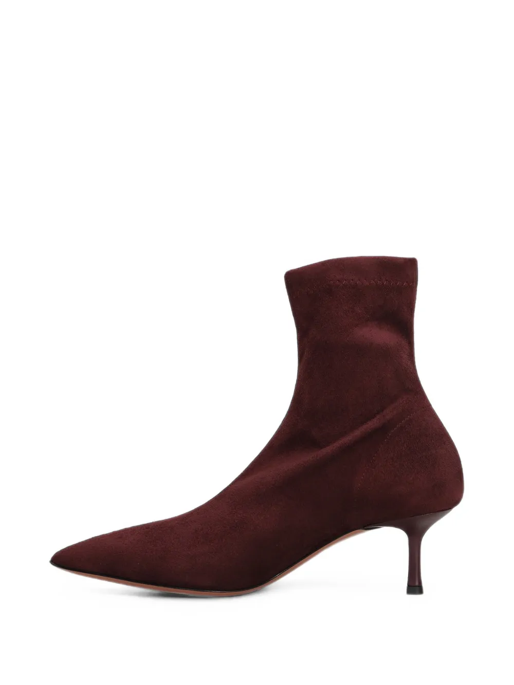 Castagna Selene pointed-toe ankle boots Rood