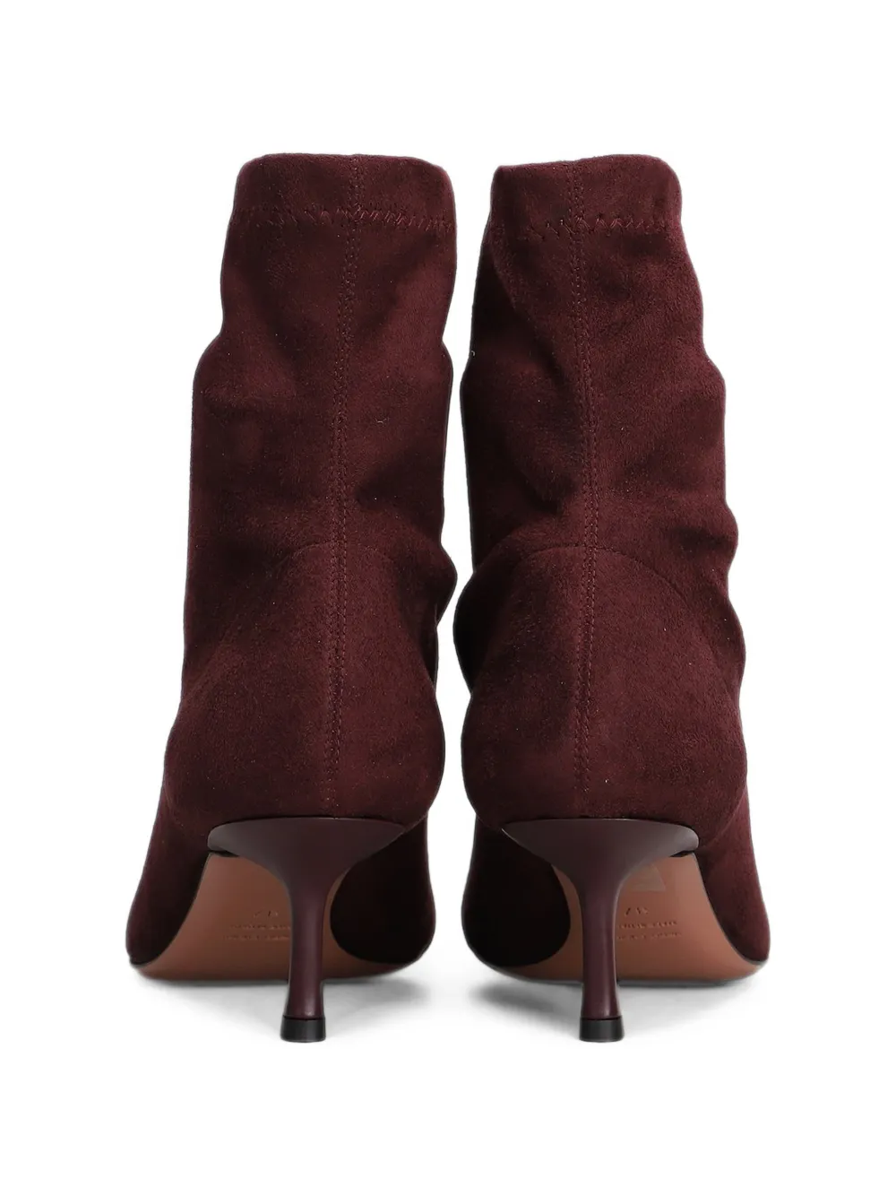 Castagna Selene pointed-toe ankle boots Rood