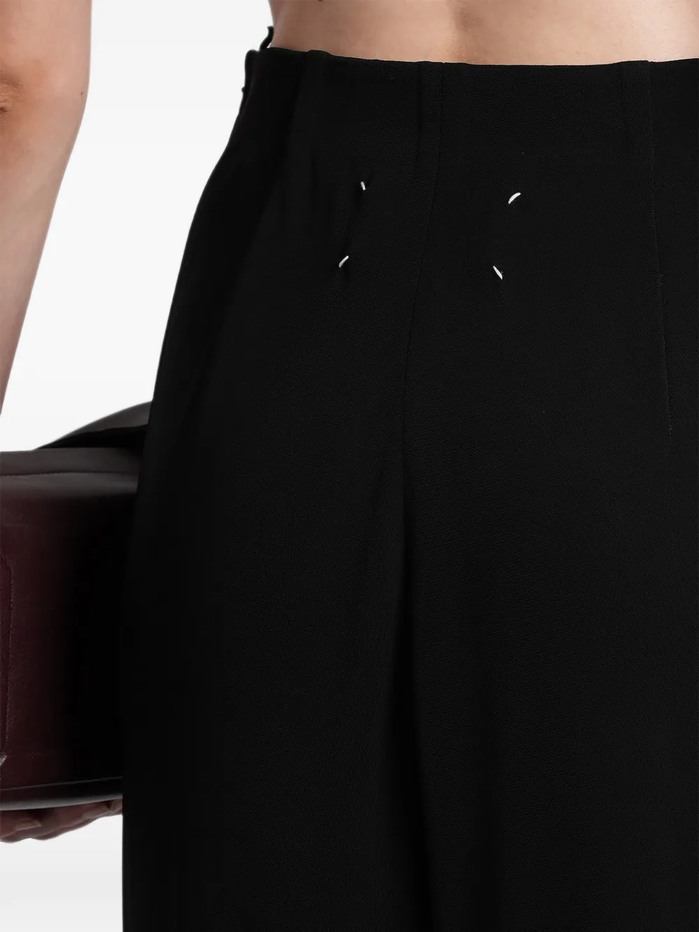 Maison Margiela Four Stitches maxi-rok Zwart