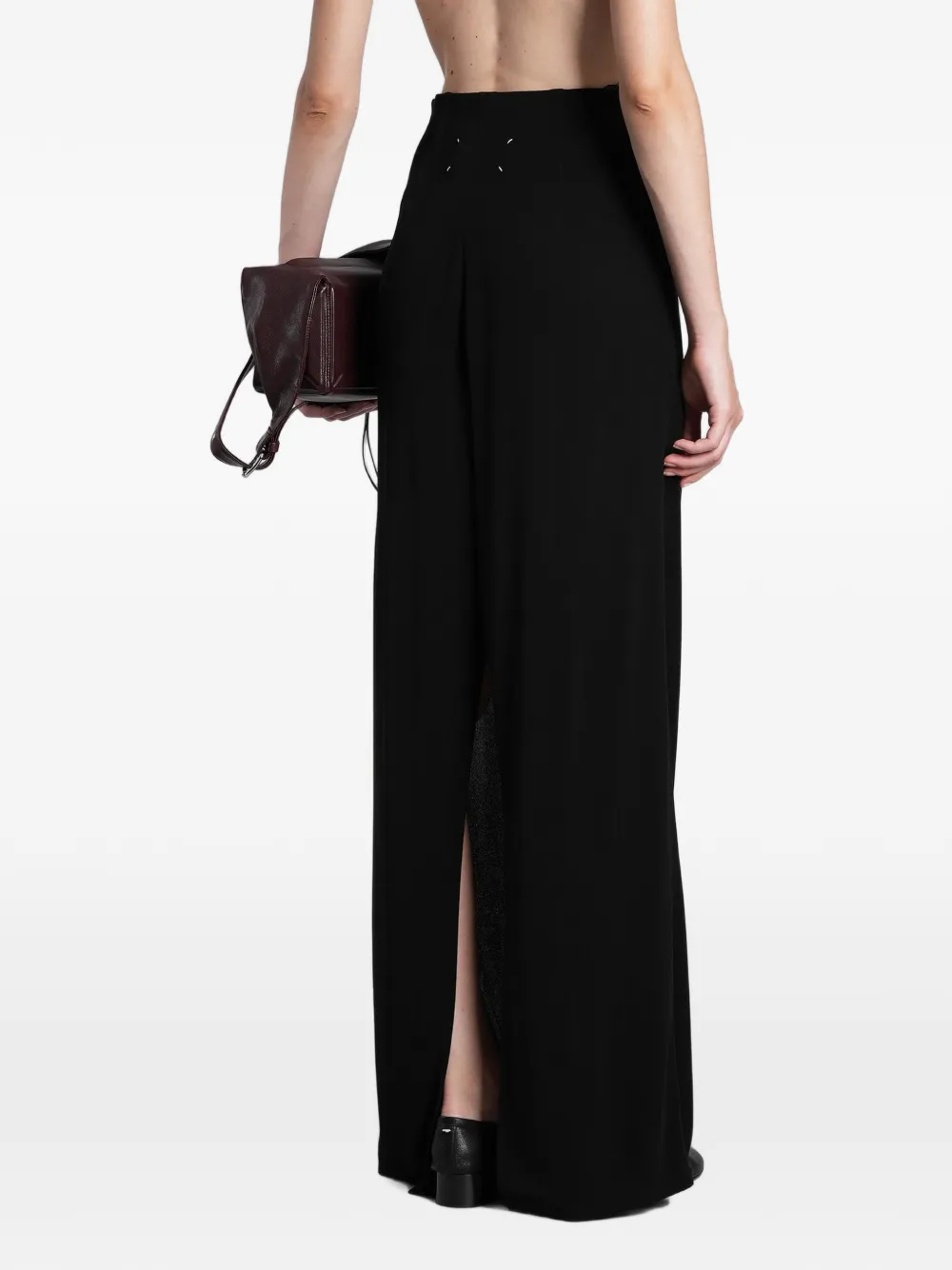 Maison Margiela Four Stitches maxi-rok Zwart