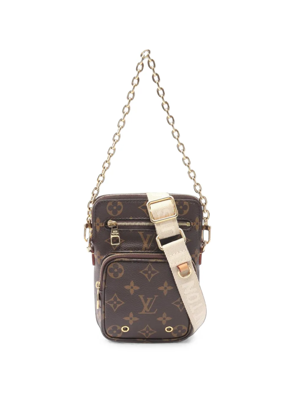 Louis Vuitton Pre-Owned 2010-2026 Monogram Utility Phone Sleeve satchel - Brown