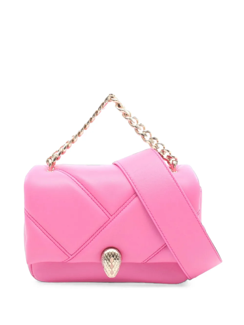 Bvlgari Pre-Owned 2010-2026 mini Serpenti Cabochon Satchel-Tasche - Rosa