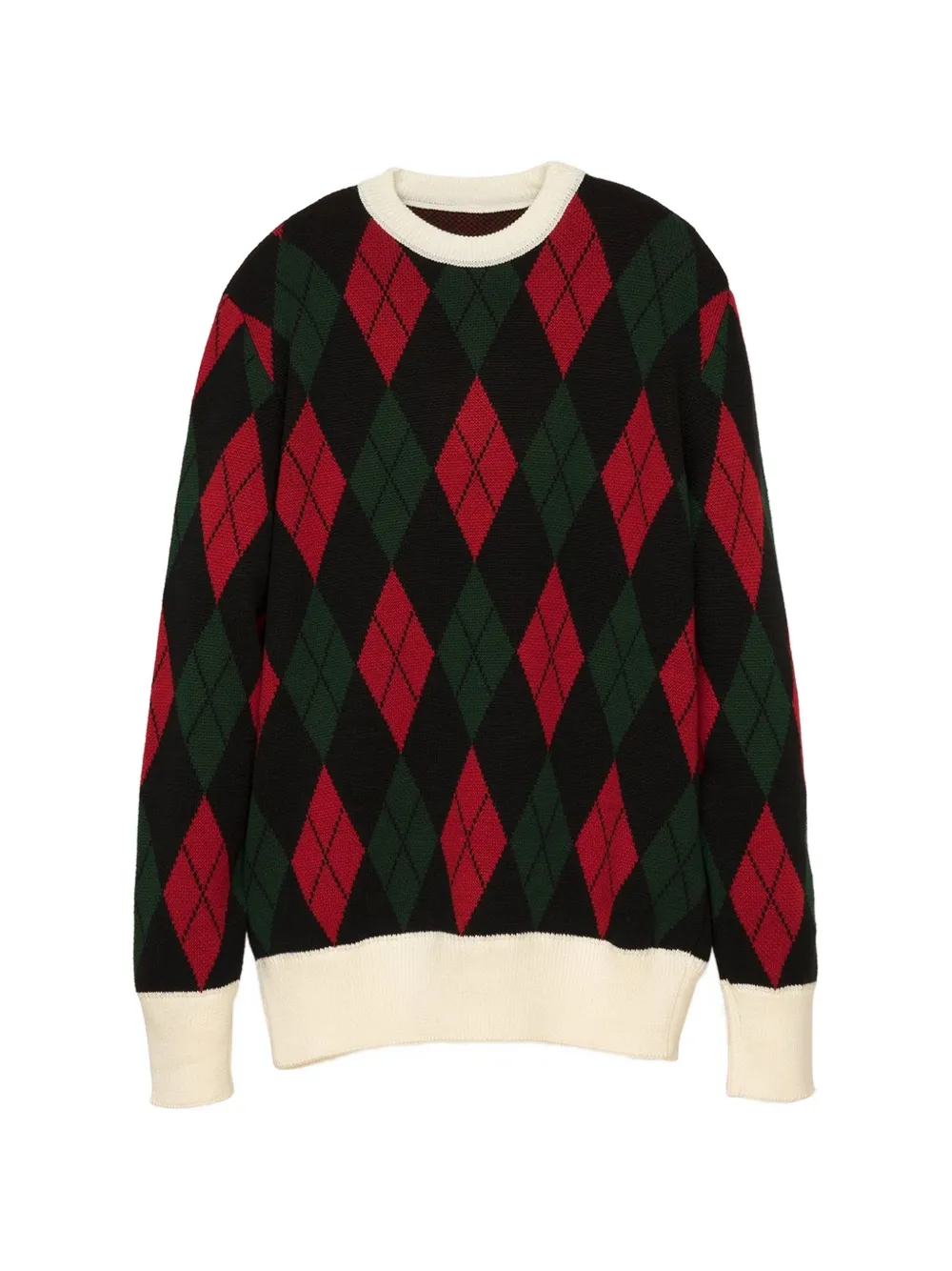 LC23 Rombo argyle sweater