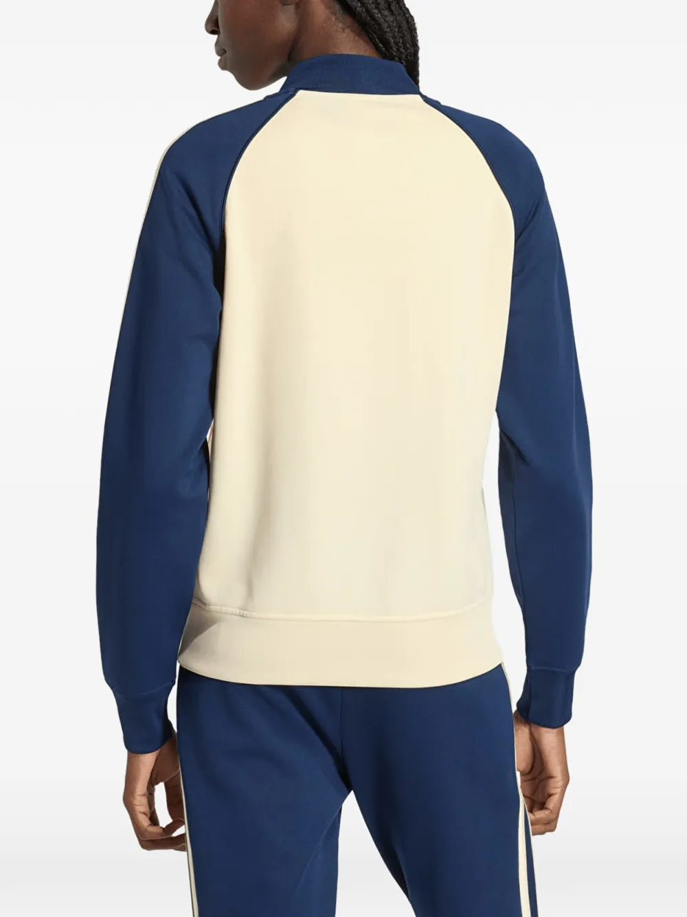 adidas Classic trainingsjack met zijstreep Beige