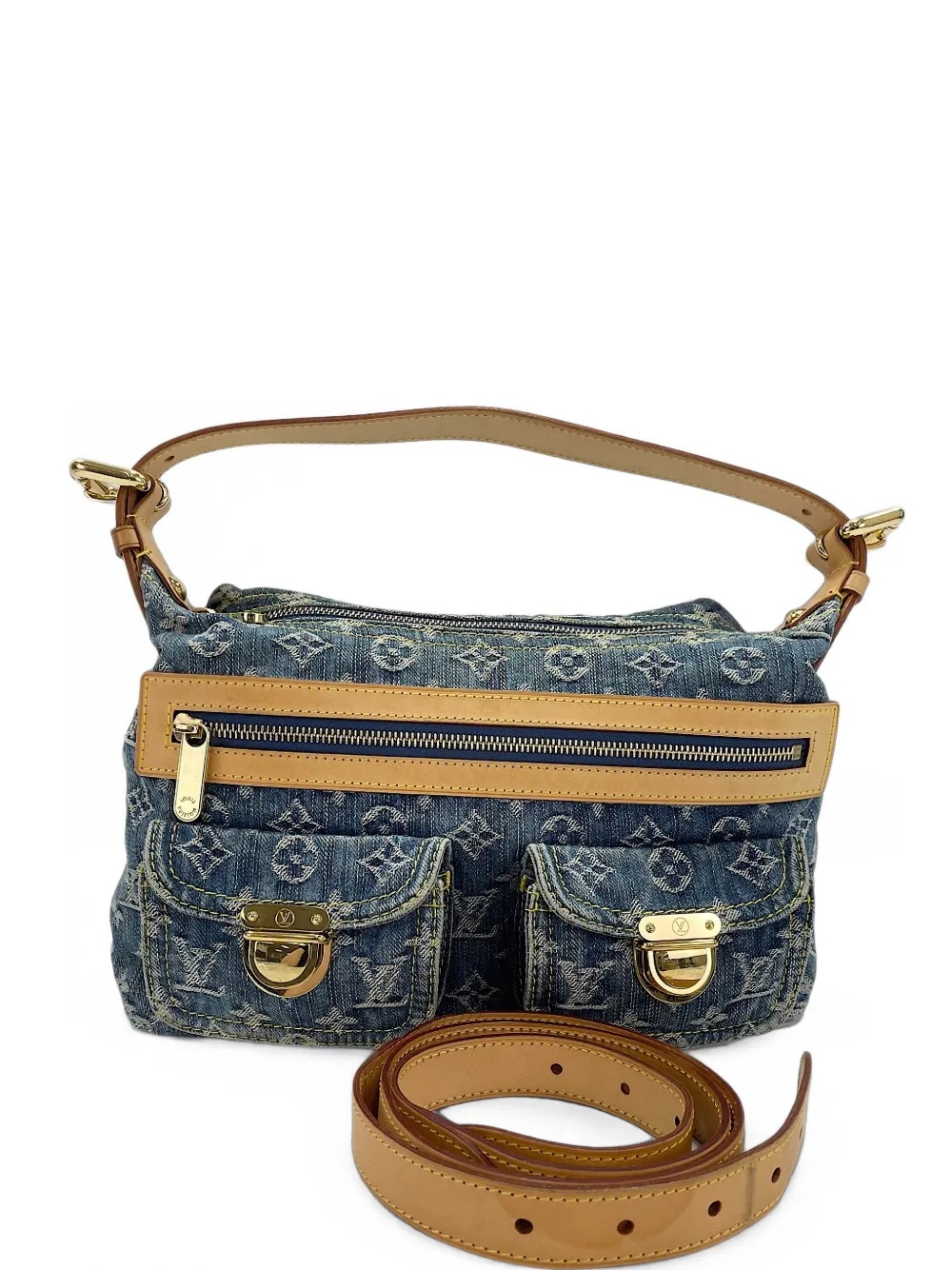 Louis Vuitton Pre-Owned 2006 Monogram Denim shoulder bag - Blau