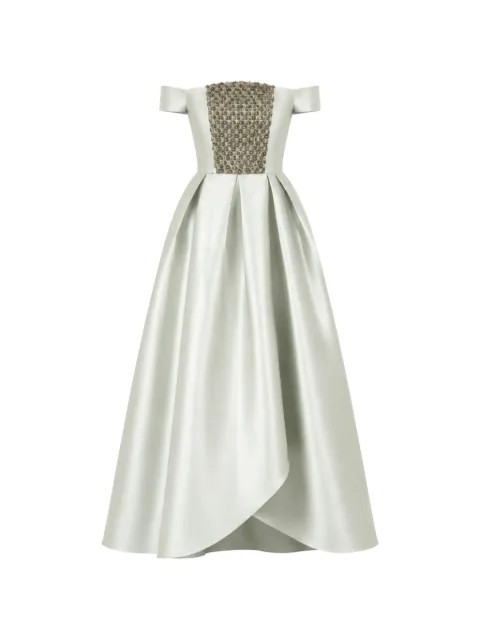 Loodyana embellished off-shoulder dress