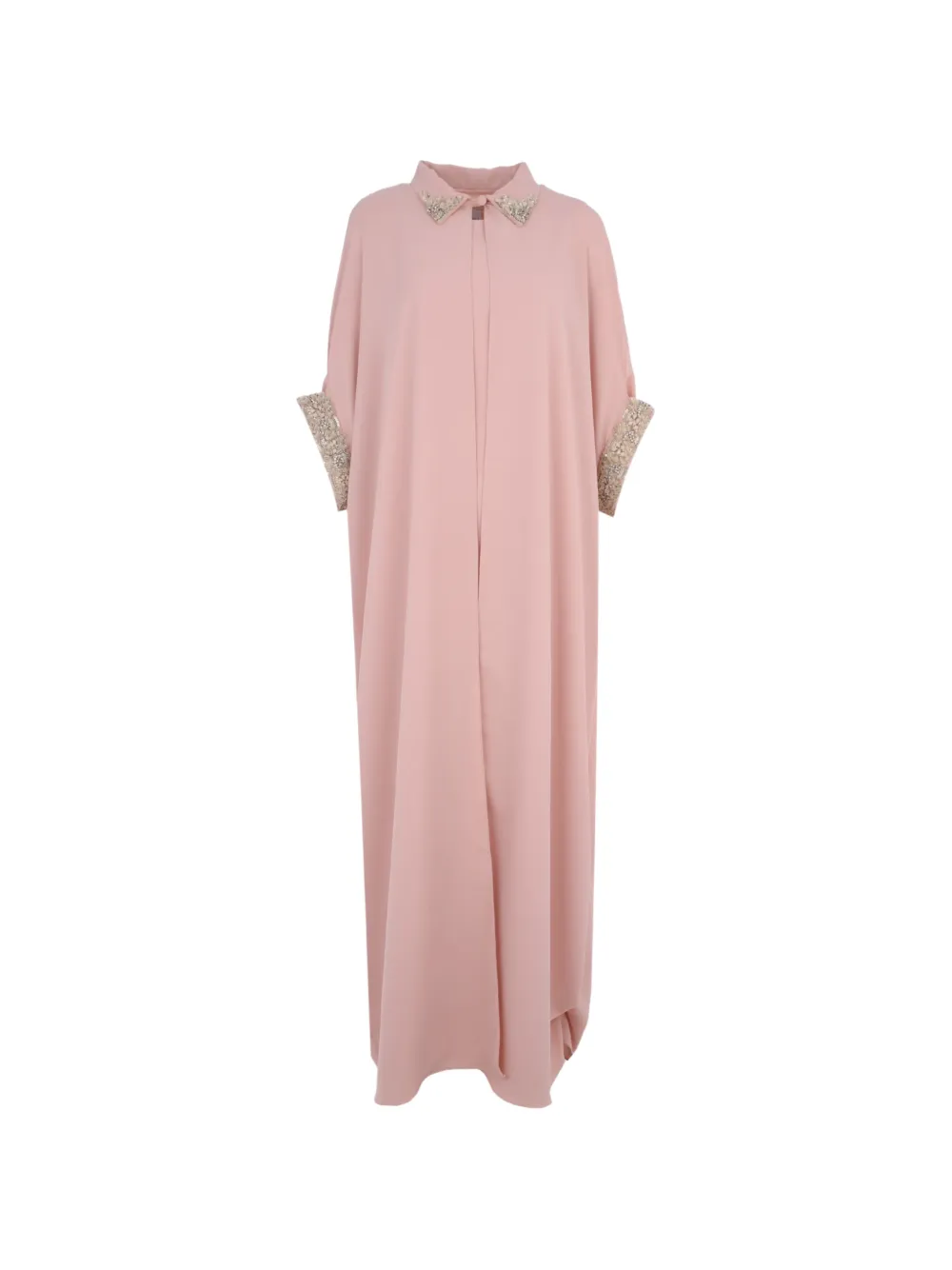 Loodyana embroidered cape-style maxi dress · 44