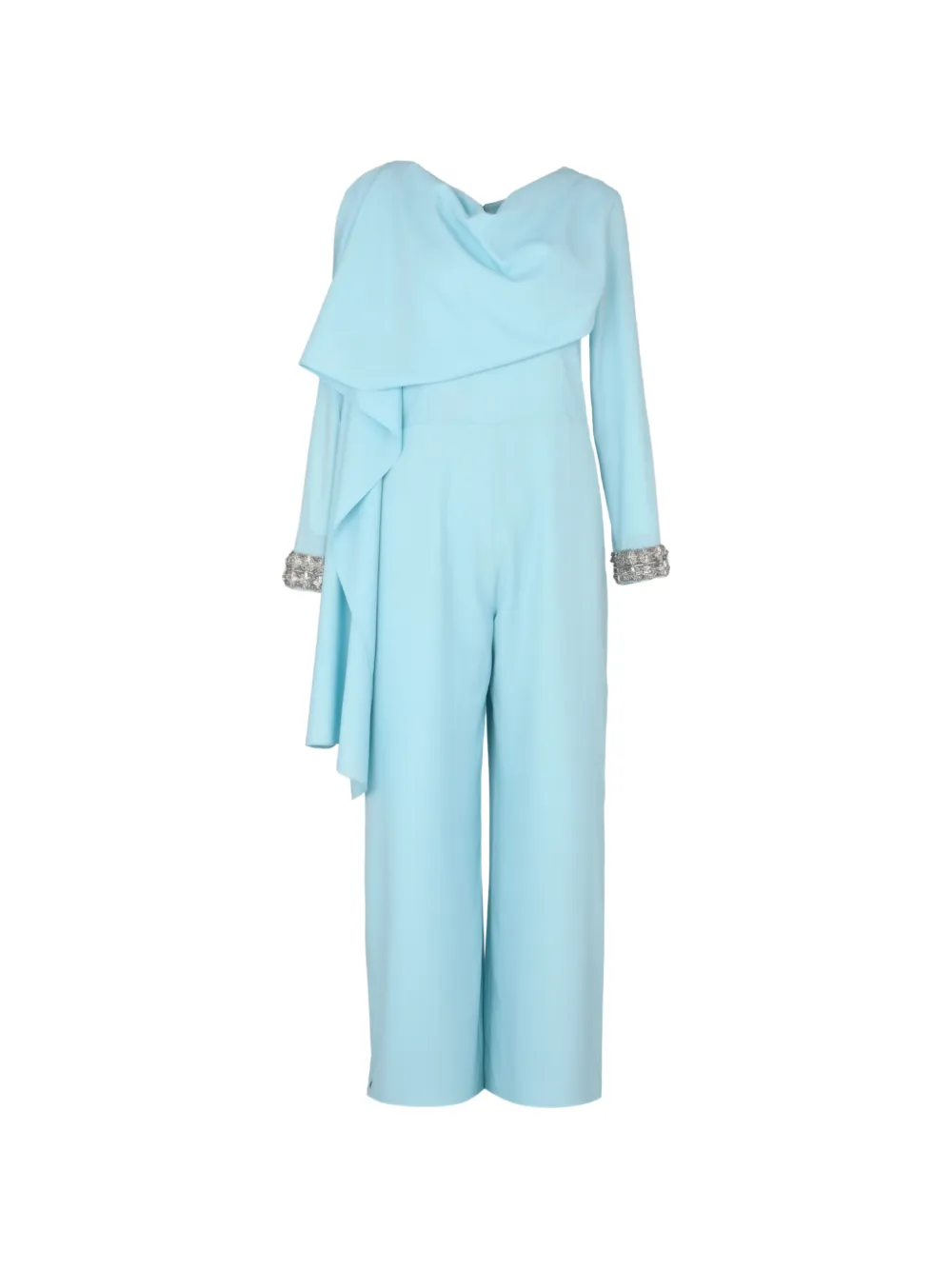 Loodyana draped-panel jumpsuit - Blu