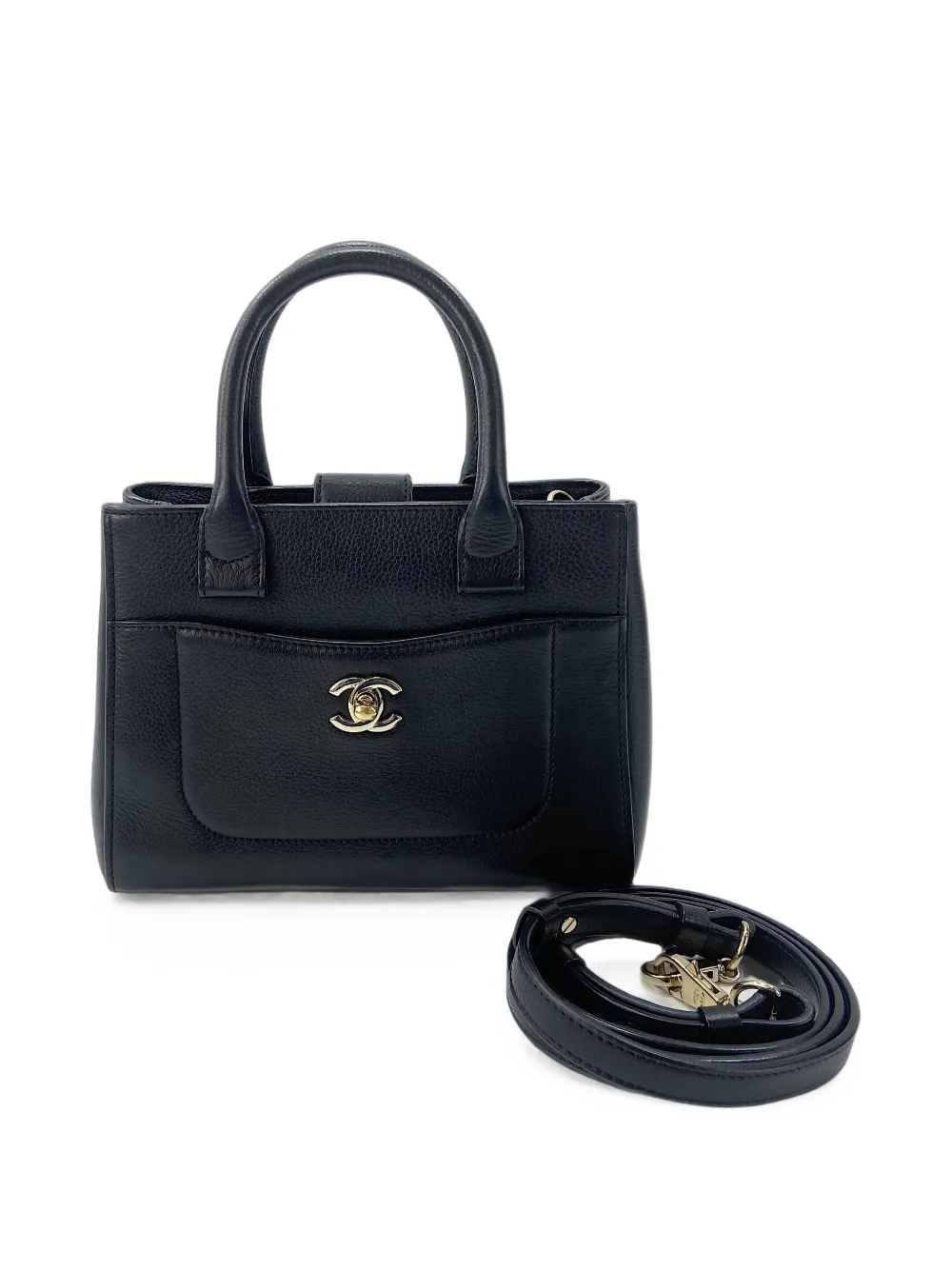 CHANEL Pre-Owned mini neo executive handbag - Schwarz