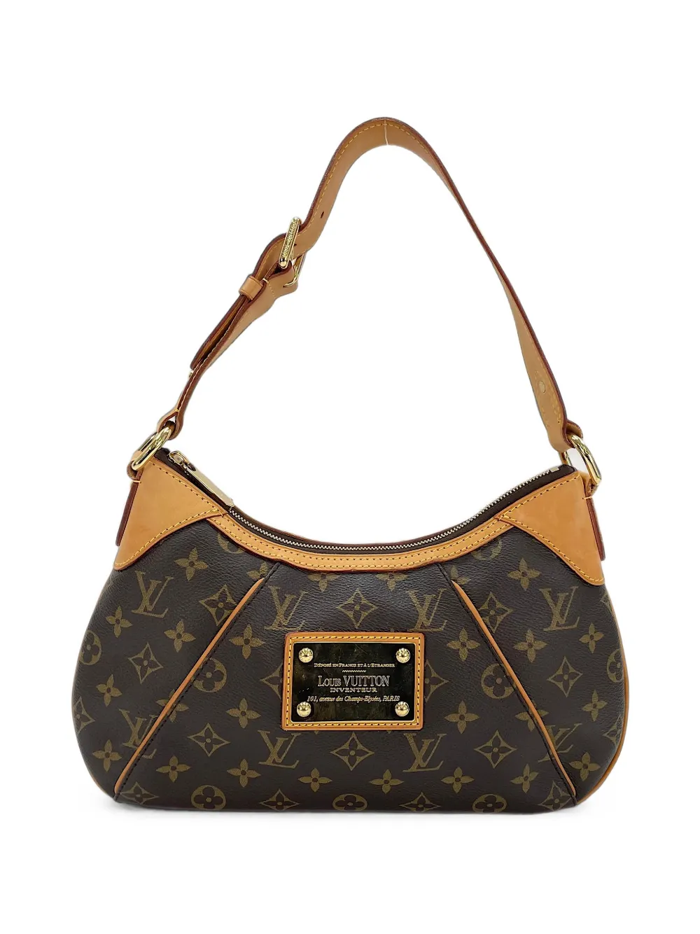 Louis Vuitton Pre-Owned 2009 Thames PM Monogram shoulder bag - Braun