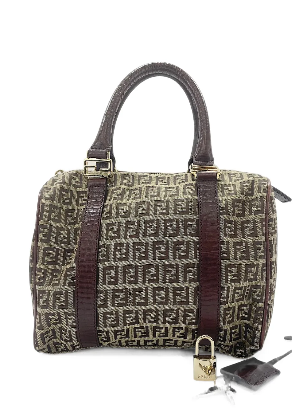 Fendi Pre-Owned Zucchino handbag - Nude